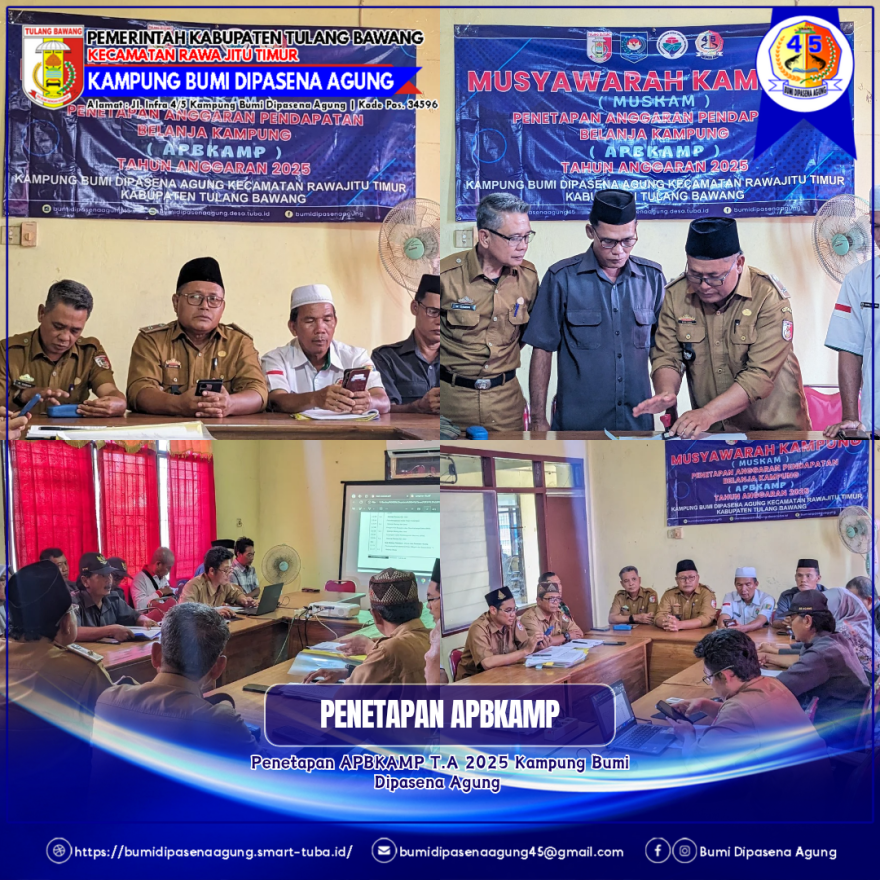 MUSKAM PENETAPAN APBKamp BUMI DIPASENA AGUNG TAHUN 2025