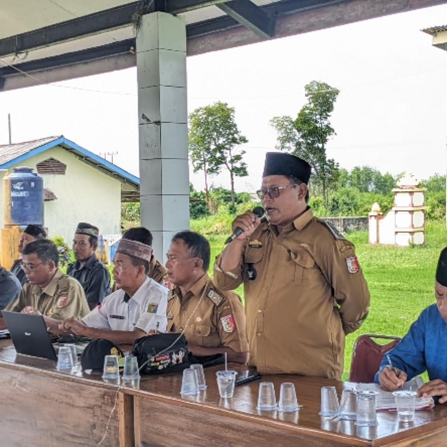 Pembentukan pengurus Koperasi Merah Putih di Kampung Bumi Dipasena Agung 