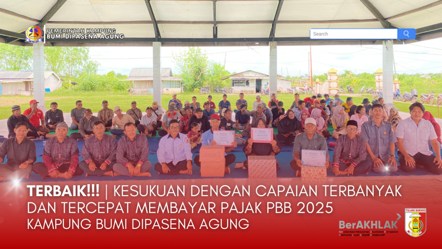 Pemkam Bumi Dipasena Agung Gelar Rakor dan Pemberian Penghargaan Capaian Pajak Tahun 2025